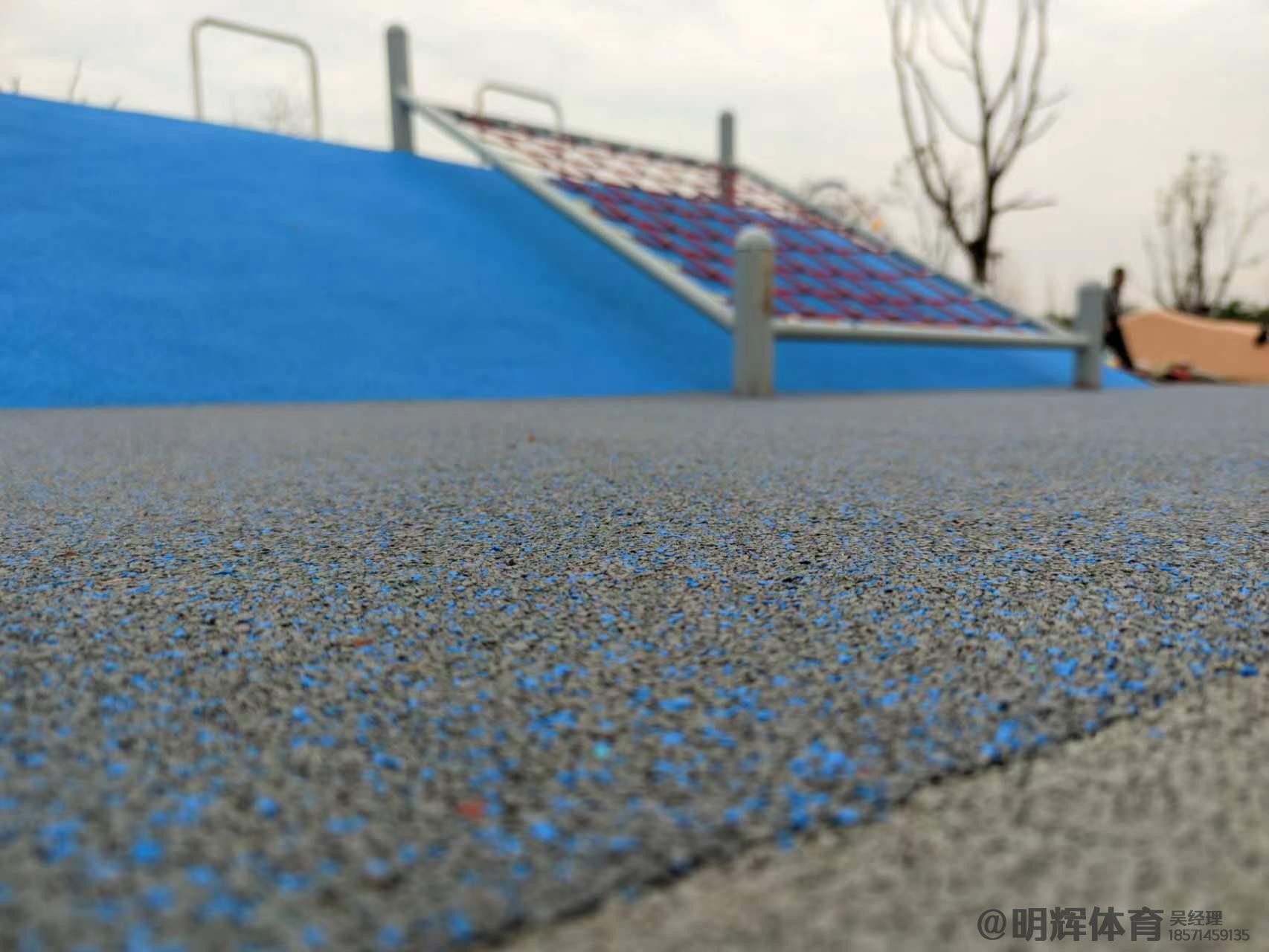 钟祥莫愁村EPDM塑胶面层-1